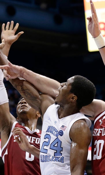 No. 7 North Carolina beats Stanford 90-72 in 1st home game